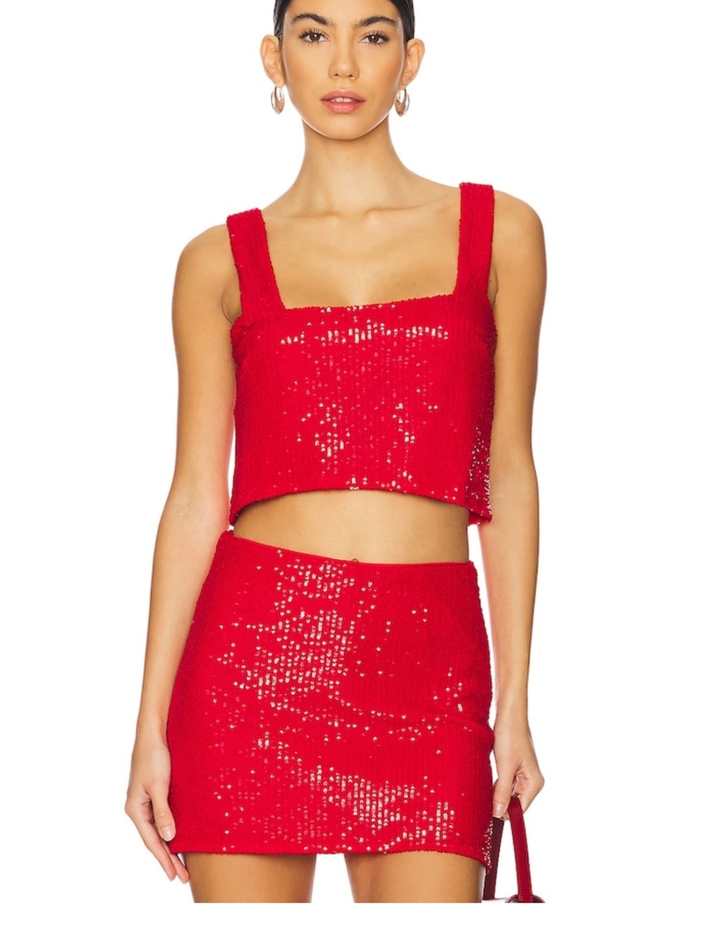 Show Me Your MuMu Red Sequin Set